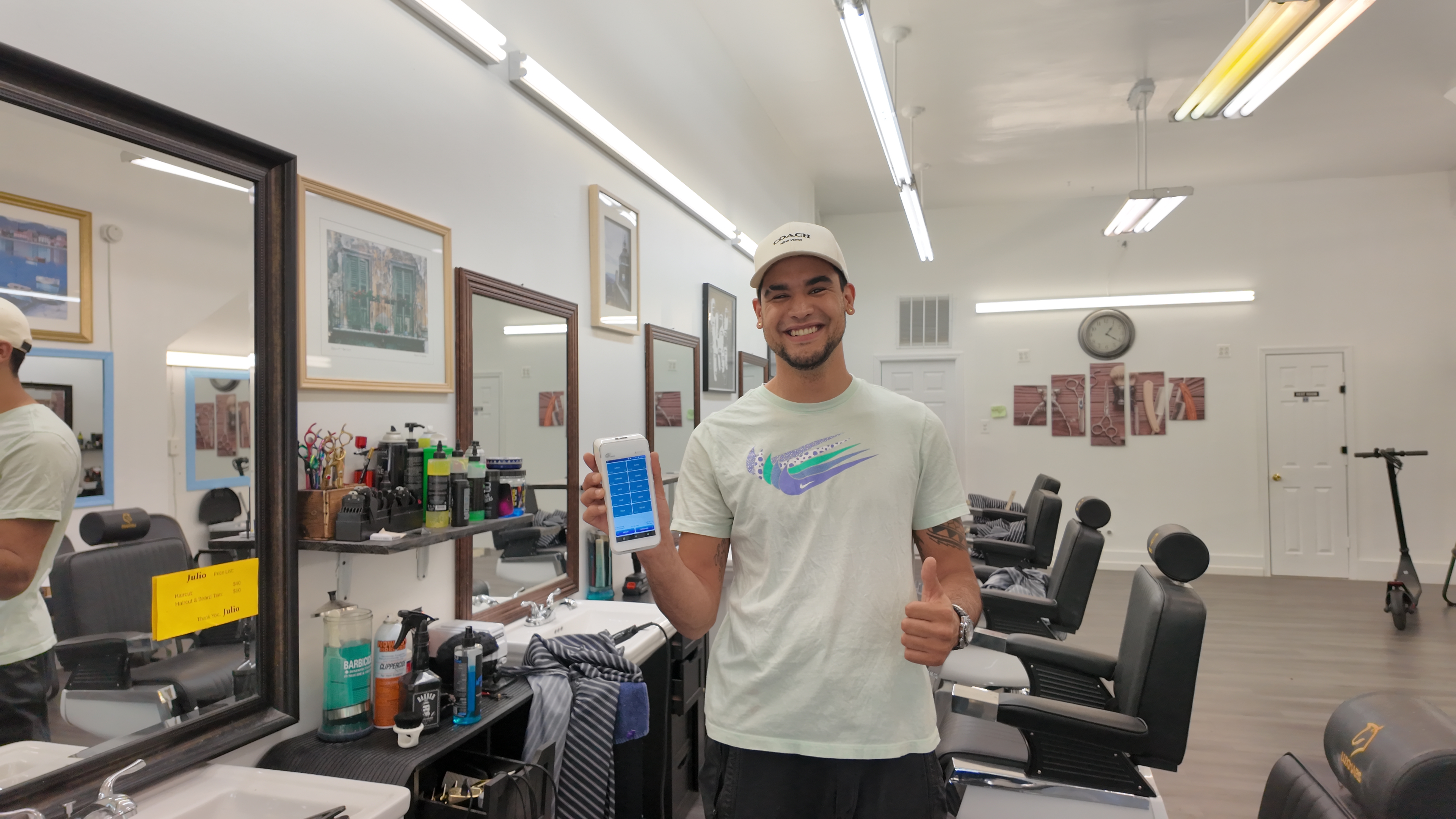 Nail salon exterior served by BlueBirds Pay